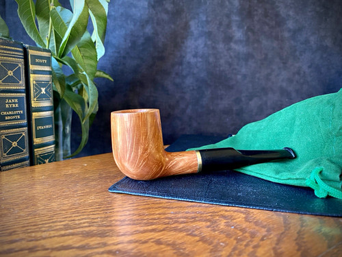 Handmade briar tobacco pipe - handmade,