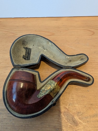 Vintage frank briar pipe - vintage,